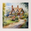 Search for english cottage puzzles Illustration