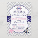 Search for beach baby girl shower invitations Anchor