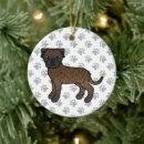 Search for bullmastiff christmas tree decorations Cute