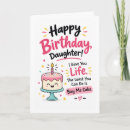 Search for funny daughter birthday cards For kids