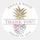 Search for thank you beach wedding stickers Modern