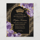 Search for vintage quinceanera invitations Black