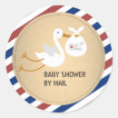 Search for stork stickers Stork baby shower