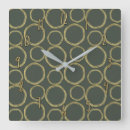 Search for olive green clocks Trendy
