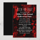Search for blood splatter invitations Party