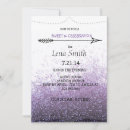 Search for purple sweet 16 invitations Chic