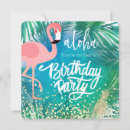 Search for tropical design invitations Flamingo