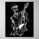 Search for skeleton guitar posters Creepy