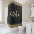 Search for black glitter shower curtains Modern