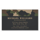 Search for military business cards Camouflage