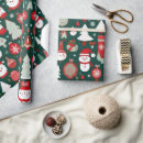 Search for christmas ornaments wrapping paper Santa claus