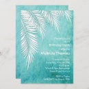 Search for trees birthday invitations Tropical