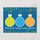 Search for science birthday thank you cards Lab
