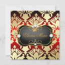 Search for black cherry square invitations Red