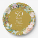 Search for 50th anniversary wedding plates Vow renewal