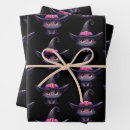 Search for cat in a hat wrapping paper Spooky