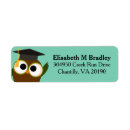 Search for cartoon owl return address labels Whimsical