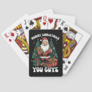 Search for santa claus playing cards Winter