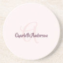 Search for girly sandstone coasters Typography