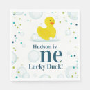 Search for duck napkins One lucky duck