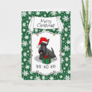 Search for scottish terrier christmas cards Santa