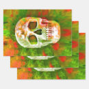 Search for skull christmas wrapping paper Bones