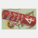 Search for vintage independence day stickers Freedom