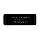 Search for contemporary return address labels Chic