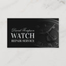 Search for watch repair business cards Watchmaker
