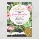 Search for pink flamingo baby shower invitations Luau