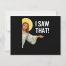 Search for i saw that cards Jesus