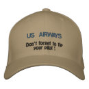 Search for pilot embroidered hats Flight