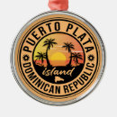 Search for tropical island christmas tree decorations Dominican republic