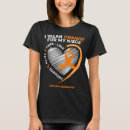 Search for orange ribbon tshirts Heart