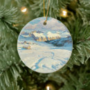 Search for landscape christmas tree decorations Mountains