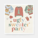 Search for ugly christmas sweater napkins Festive