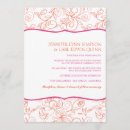 Search for fuschia wedding invitations Floral