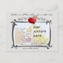 Search for heart photo frame postcards Calligraphy