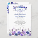 Search for purple lavender navy blue invitations Floral