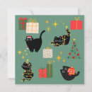 Search for black cat christmas cards Festive