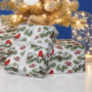 Search for red cardinal wrapping paper Pinecone