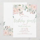 Search for mint birthday invitations Flowers