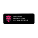 Search for rock star return address labels Pink