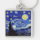Search for van gogh square key rings Starry