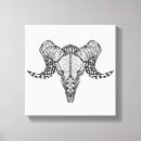Search for tangled canvas prints Skull
