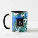 Search for abstract blue mugs Collage