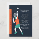 Search for tennis player invitations Racquet