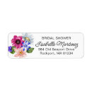 Search for blue and purple return address labels Rustic