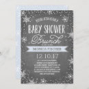 Search for snowflakes baby shower invitations Typography
