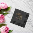 Search for gold foil wedding napkins Script